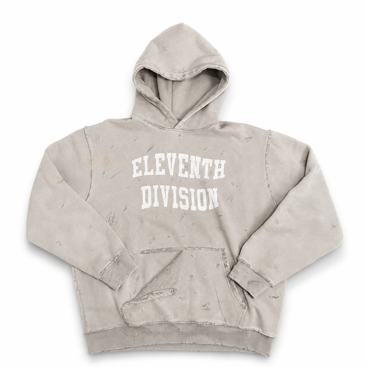 ‘Worn N’ Torn’ Pullover Hoodie