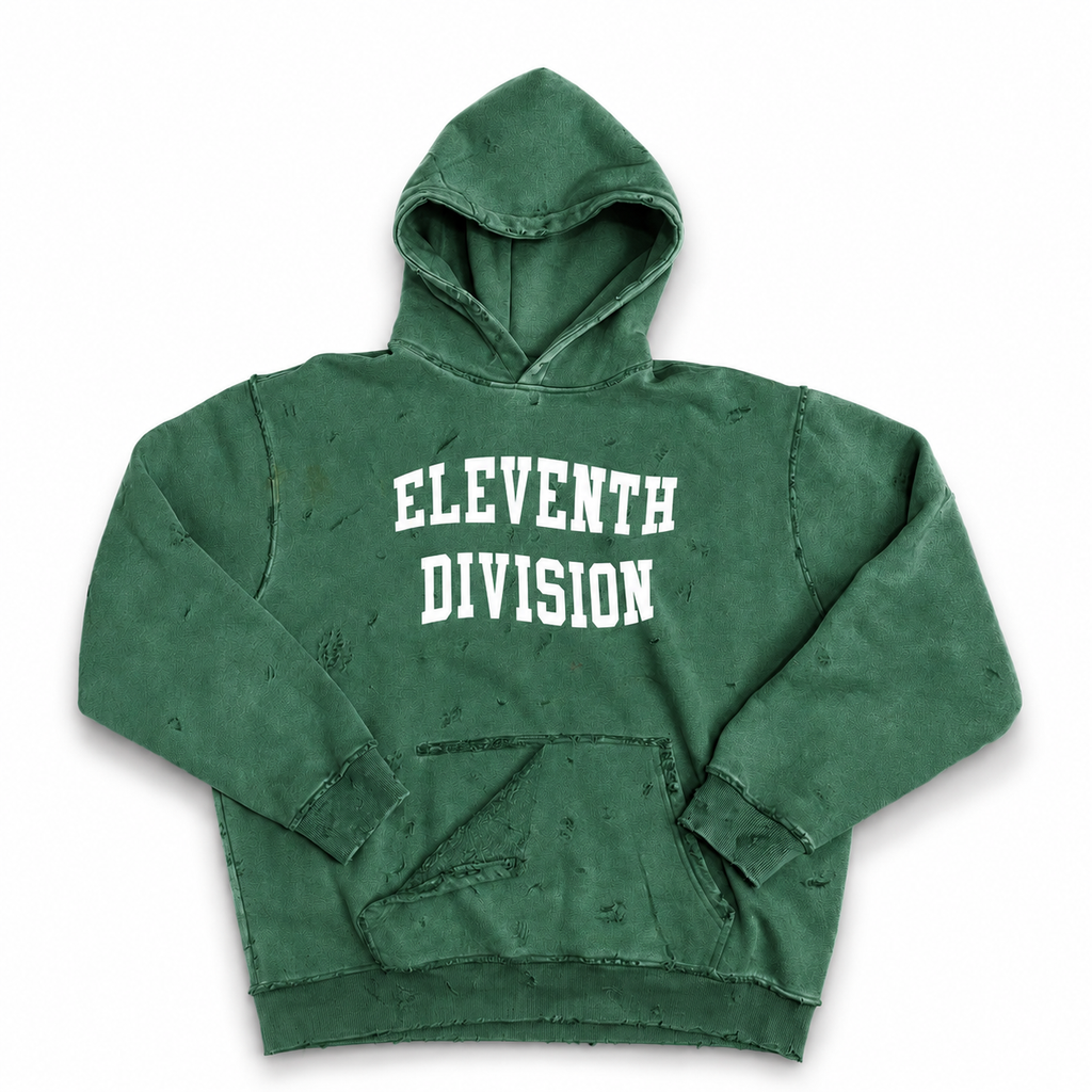 ‘Worn N’ Torn’ Pullover Hoodie