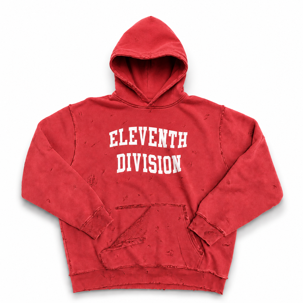 ‘Worn N’ Torn’ Pullover Hoodie