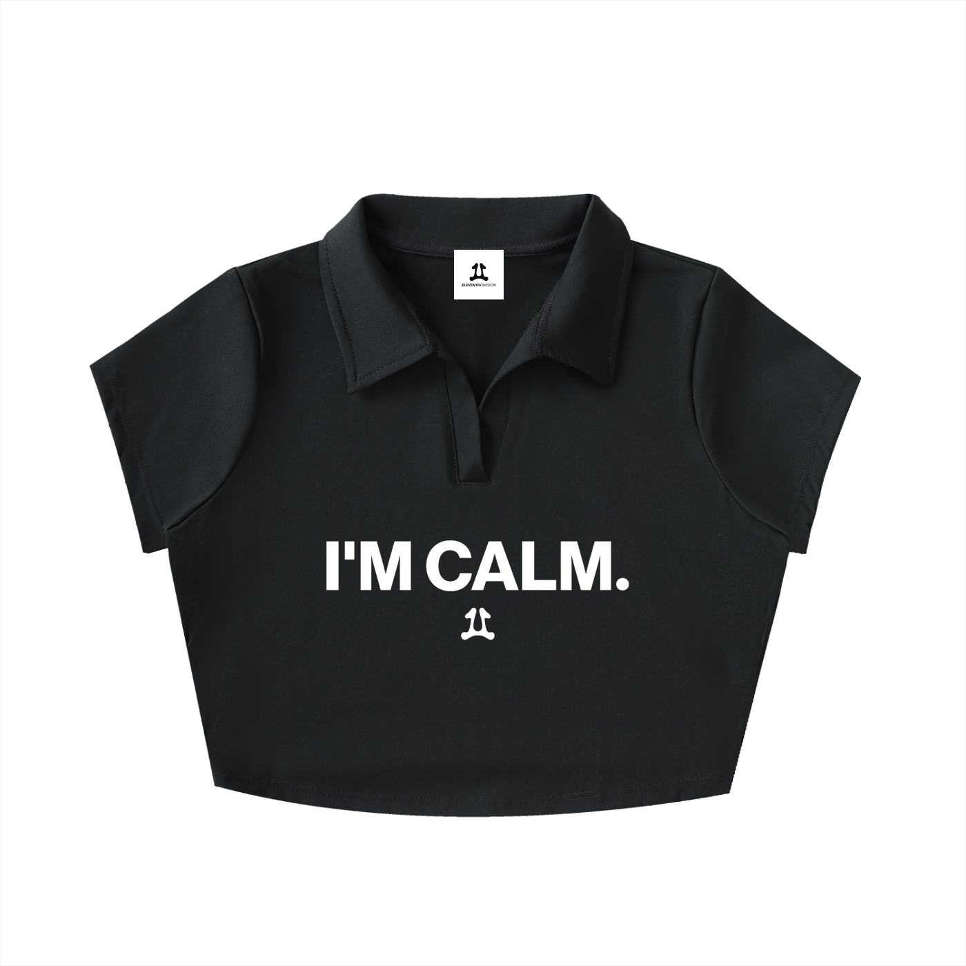 Onyx ‘I’m Calm’ Cropped Polo